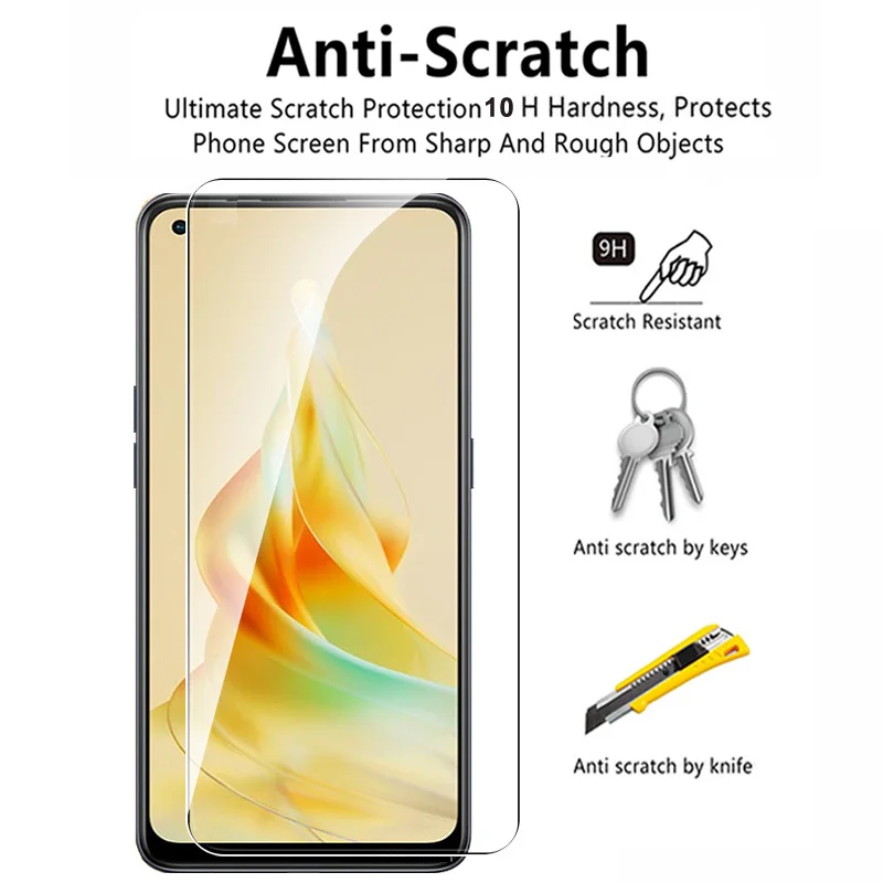 Protector pantalla vidrio templado Oppo Reno 9/8/8T – Antiarañazos 10H - imagen 4