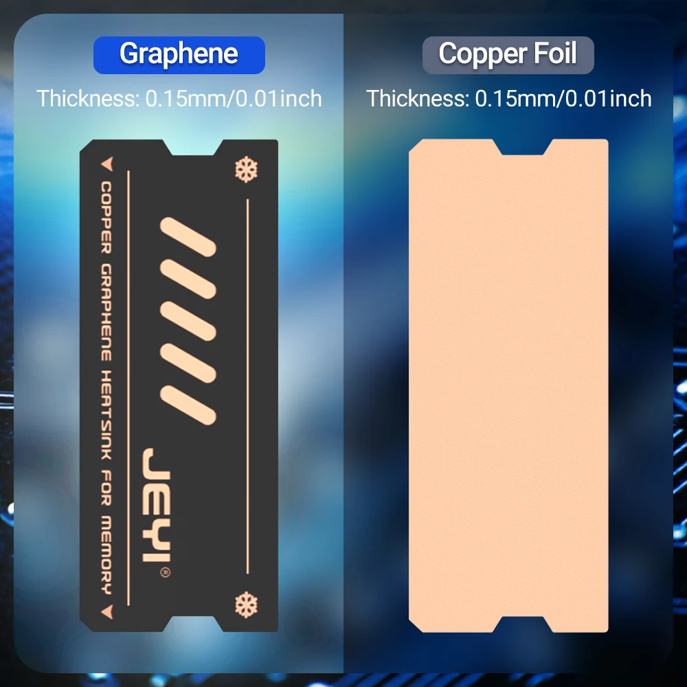 Disipador Grafeno RAM DDR5 DDR4 – Refrigerador Portátil Doble Capa - imagen 3