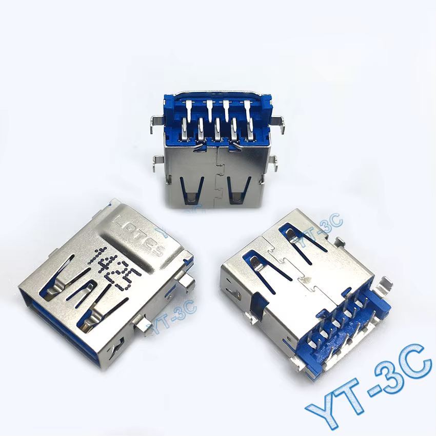 Conector USB hembra 9 pines para portátil