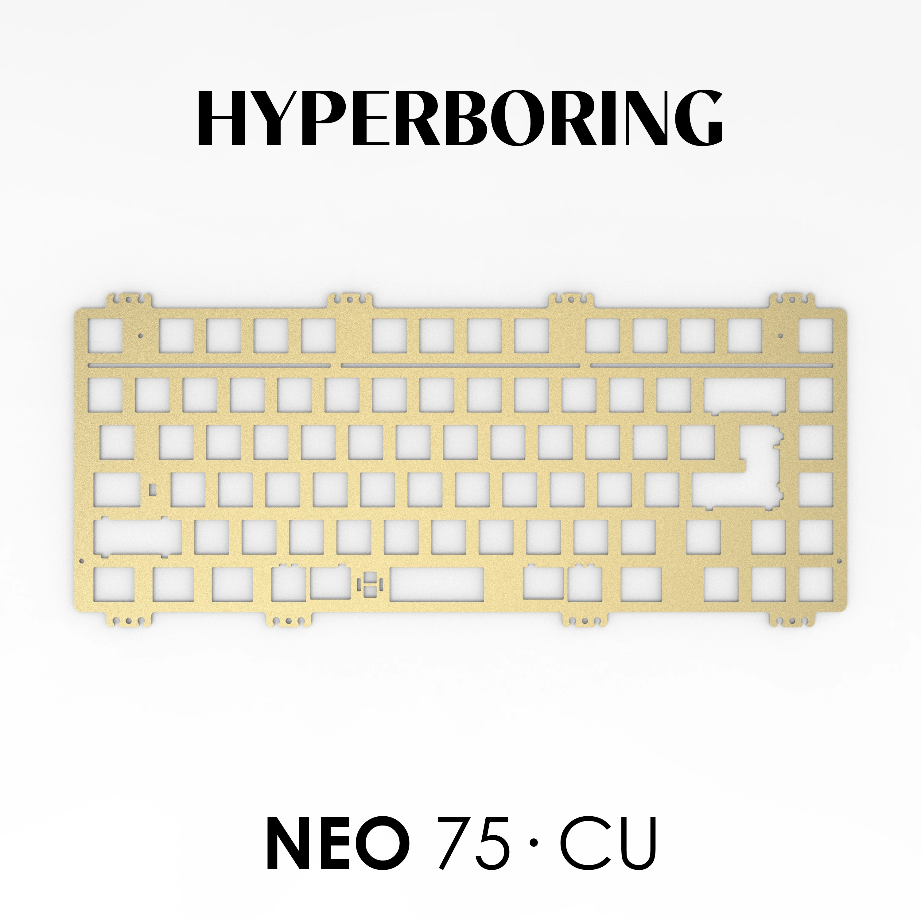 Placa de posicionamiento Neo75·CU en material PP