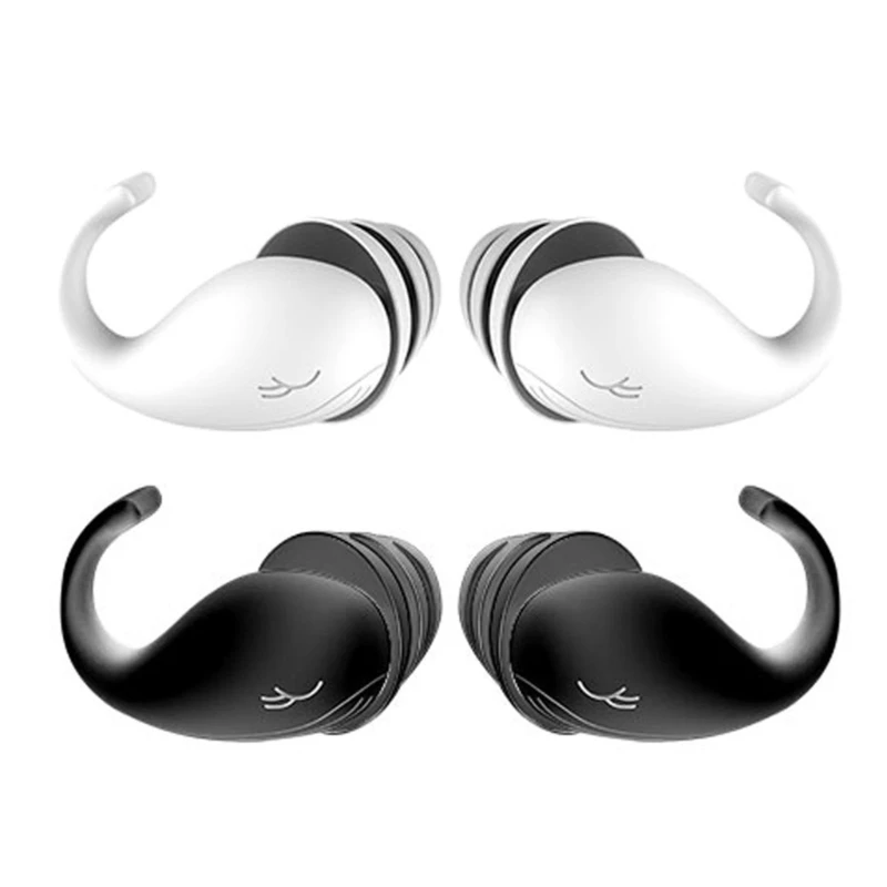 Tapones negro y blanco