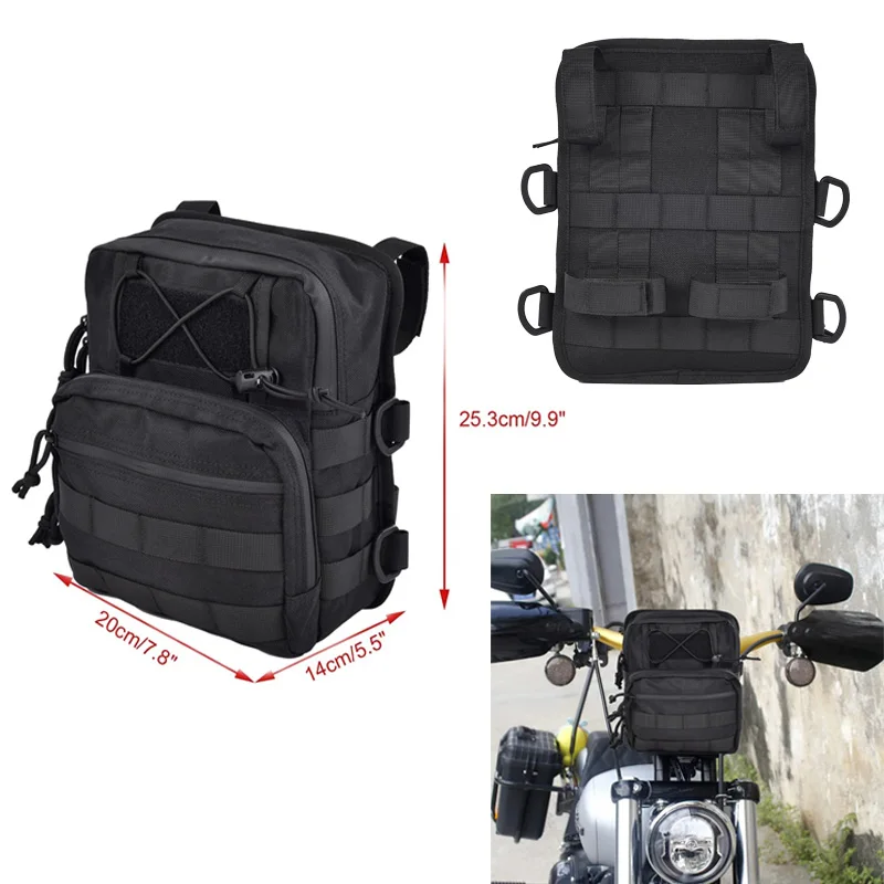 Bolsa para manillar en nailon balístico negro