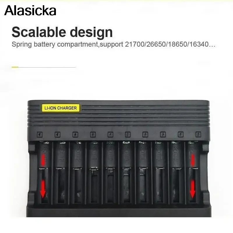 Cargador Inteligente USB Compatible Baterías 18650 Litio - imagen 4