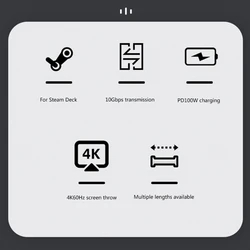 Cable USB-C Ángulo Recto Carga Rápida PD Bidireccional Antitracción