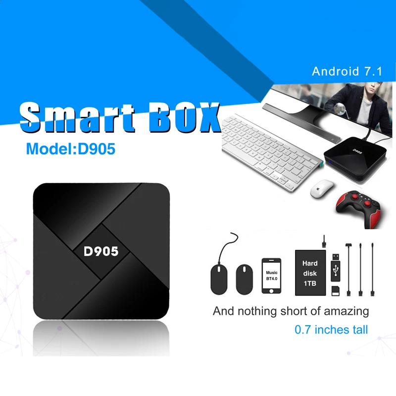 Contenido del paquete: caja, manual, fuente, cable y mando
