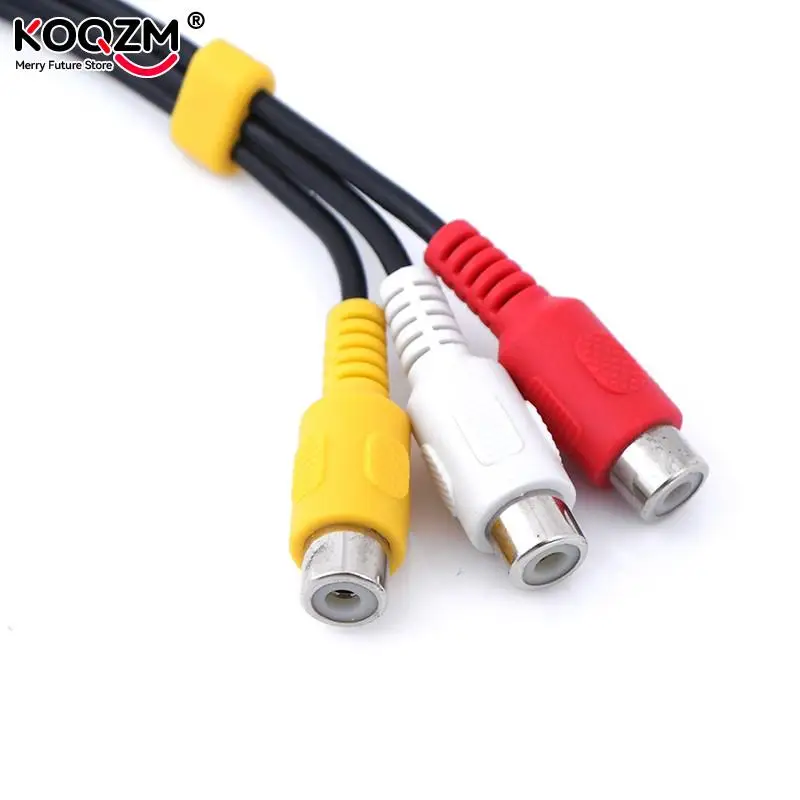 Cable Adaptador Jack 3,5mm Macho a 3 RCA Hembra – Conexión Audio y Vídeo - imagen 5