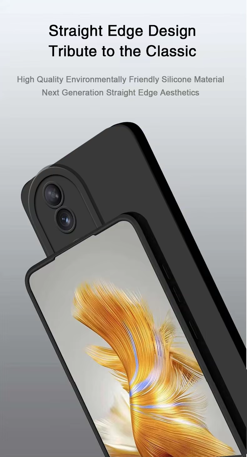 Funda de silicona líquida suave vista lateral