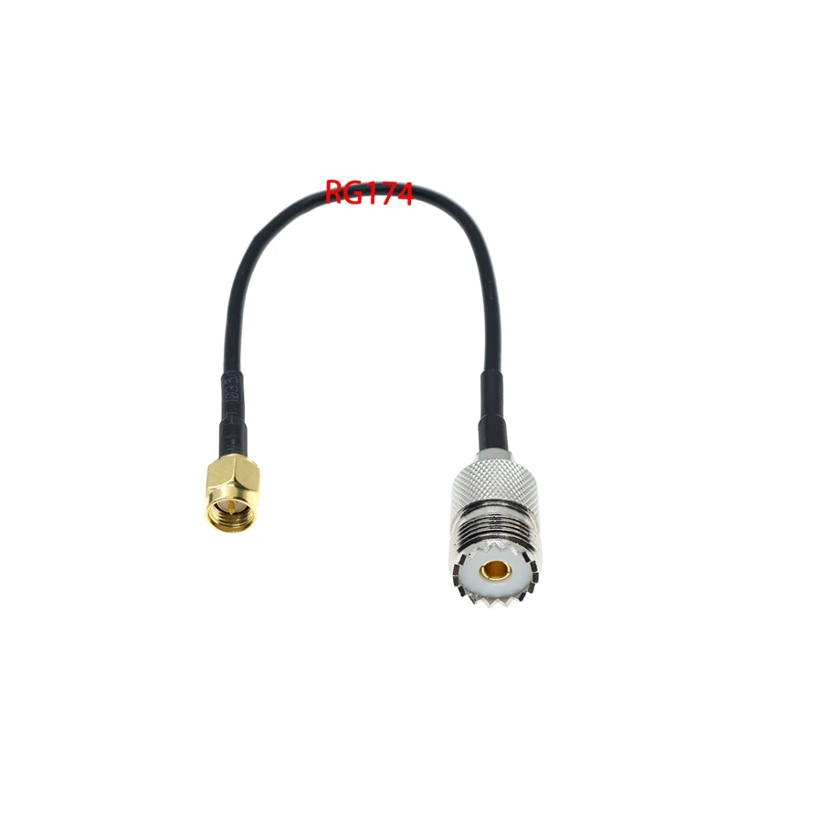 Pigtail RF conectado a antena