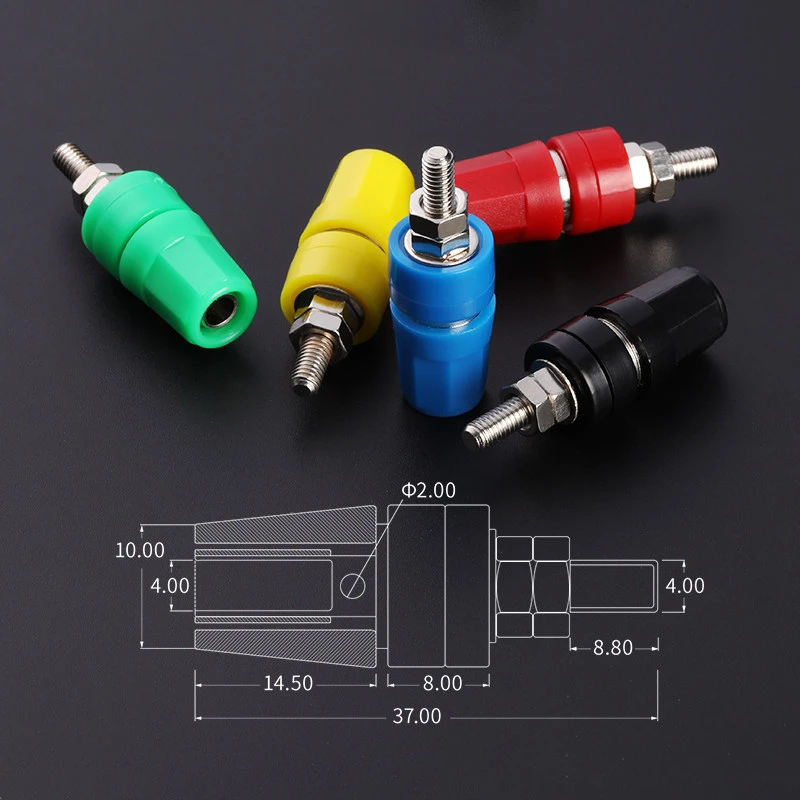 Conector Banana 4mm 20A – Cobre Puro Alta Conductividad - imagen 3