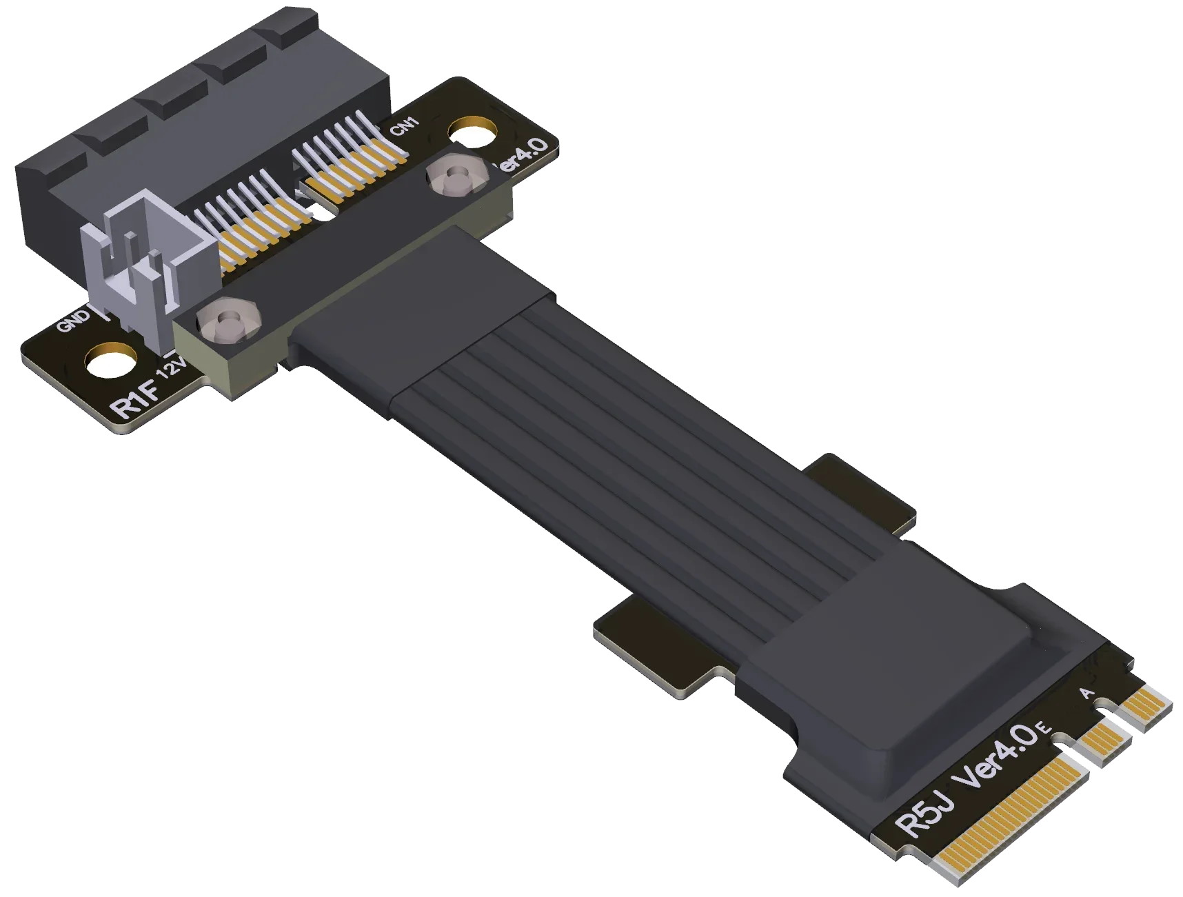 ADTLINK Cable de Extensión M.2 WiFi para PCIe 4.0 x1 Llave A.E Rápida - imagen 2