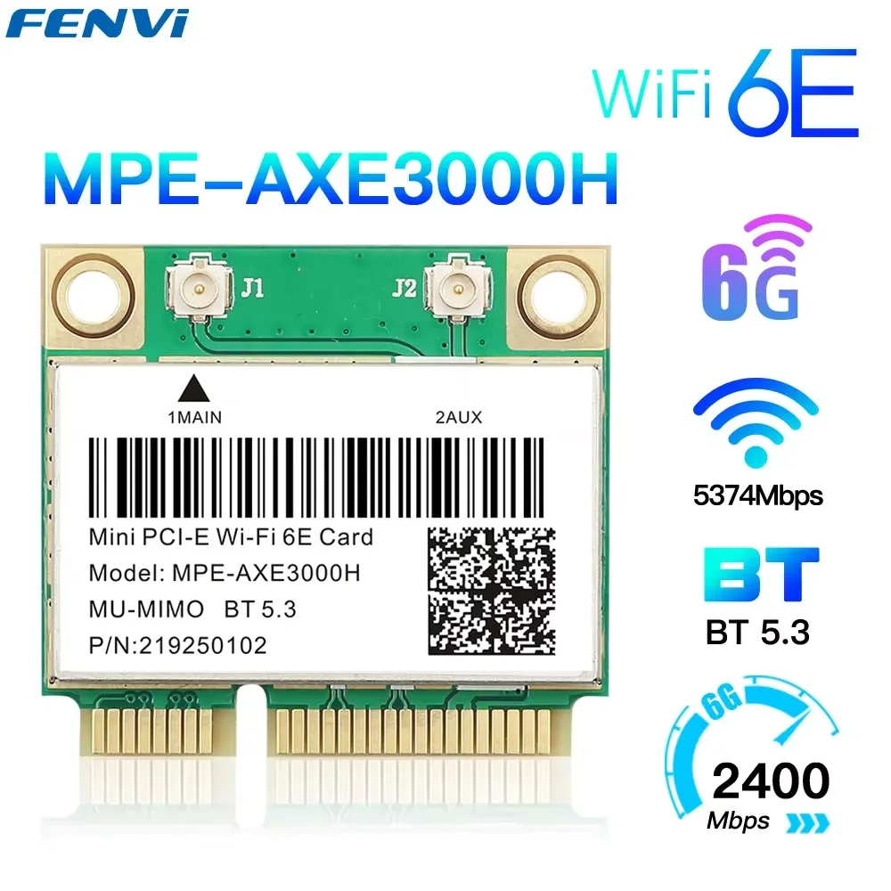 Tarjeta WiFi 6E AX210 PCI-E Bluetooth 5.3 - imagen 3