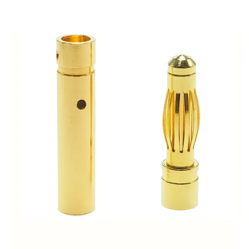 Conector Banana Chapado Oro 3-6 mm Macho/Hembra Alta Calidad - imagen 4