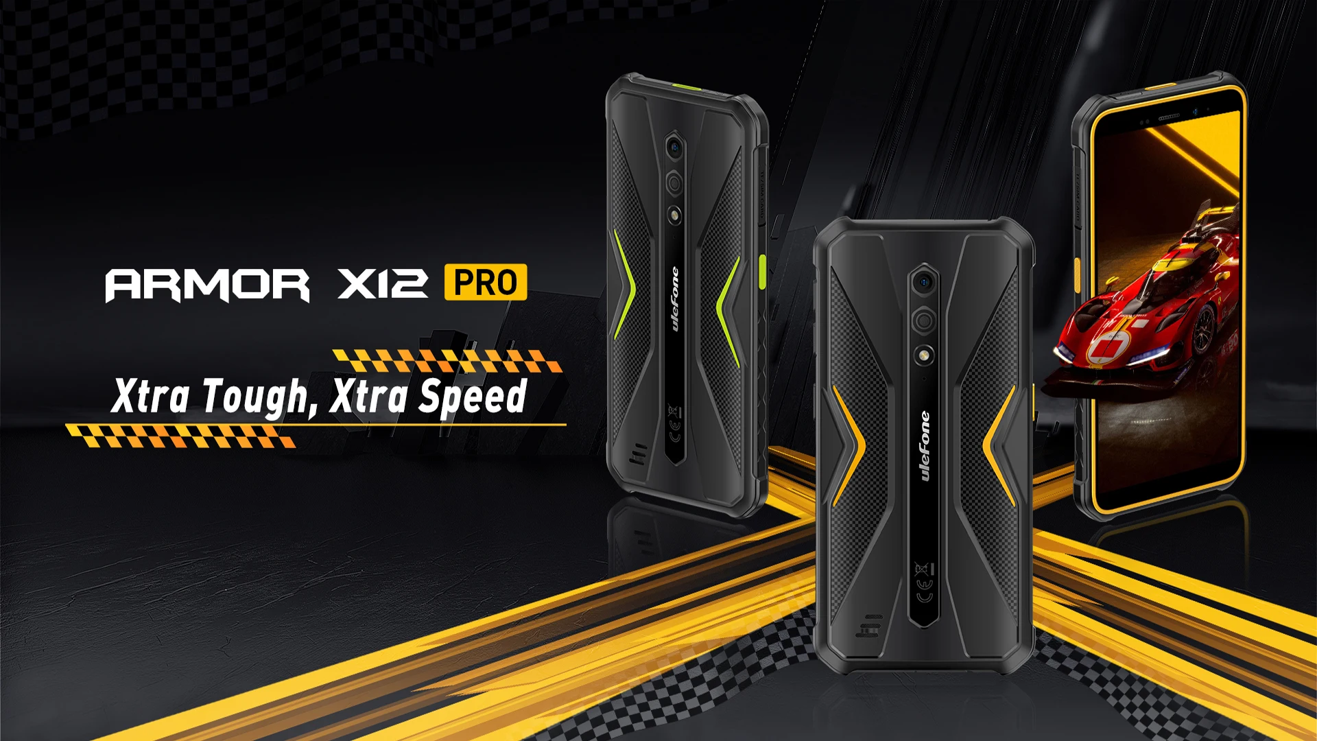 Ulefone Armor X12 Pro mostrando su diseño rugged