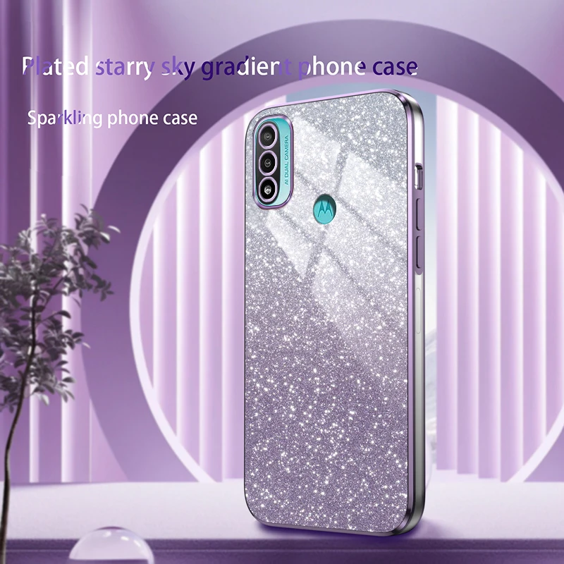 Funda Motorola Moto E20 E30 E40 - Brillo Degradado Premium Silicona - imagen 2