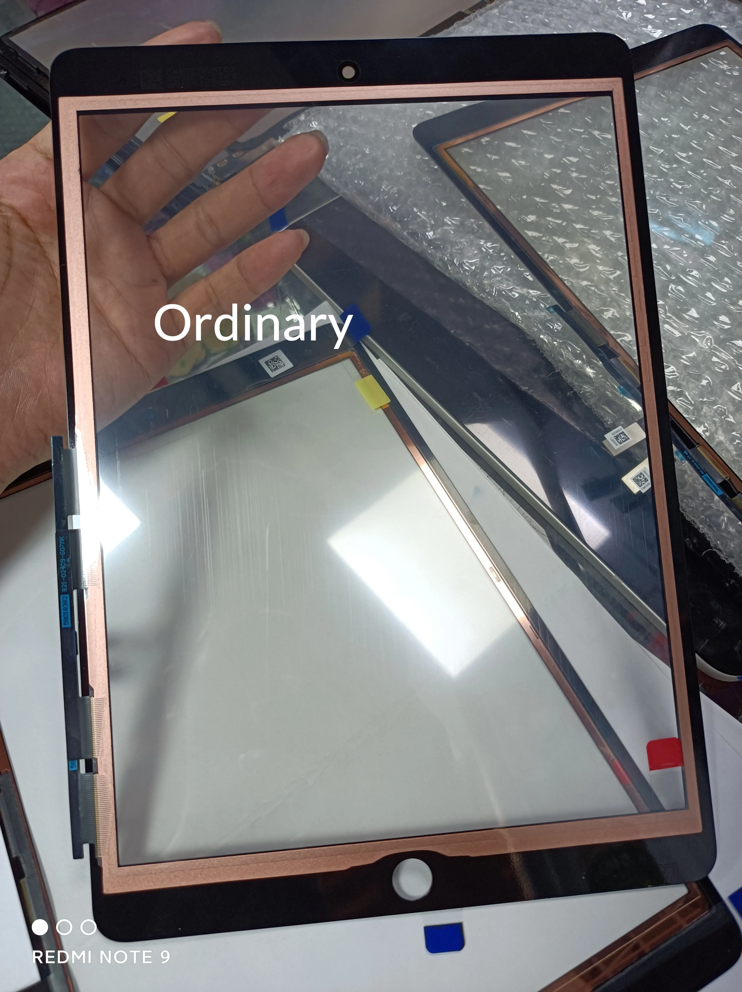 Detalle del digitalizador de cristal frontal