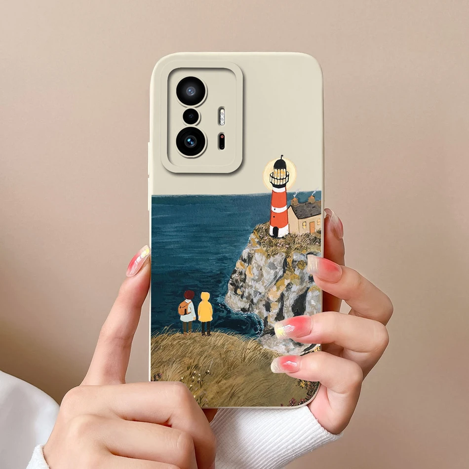Funda Xiaomi 11T Pro de silicona líquida con diseño anime - imagen 5