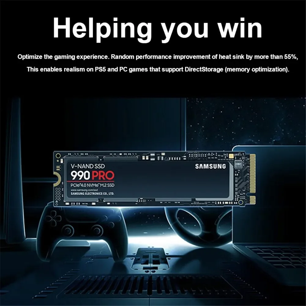 Samsung 990 Pro SSD NVMe PCIe Gen4 con Disipador - imagen 3