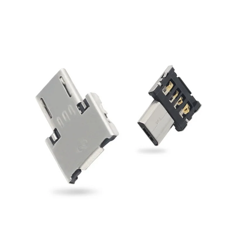 Adaptador conectado a un disco USB