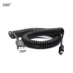 Cable USB 2.0 Mini USB 5 pines en espiral carga y datos