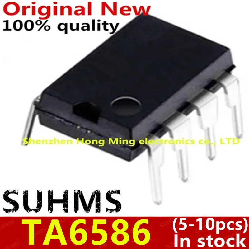 Chip TA6586 DIP-8 vista superior