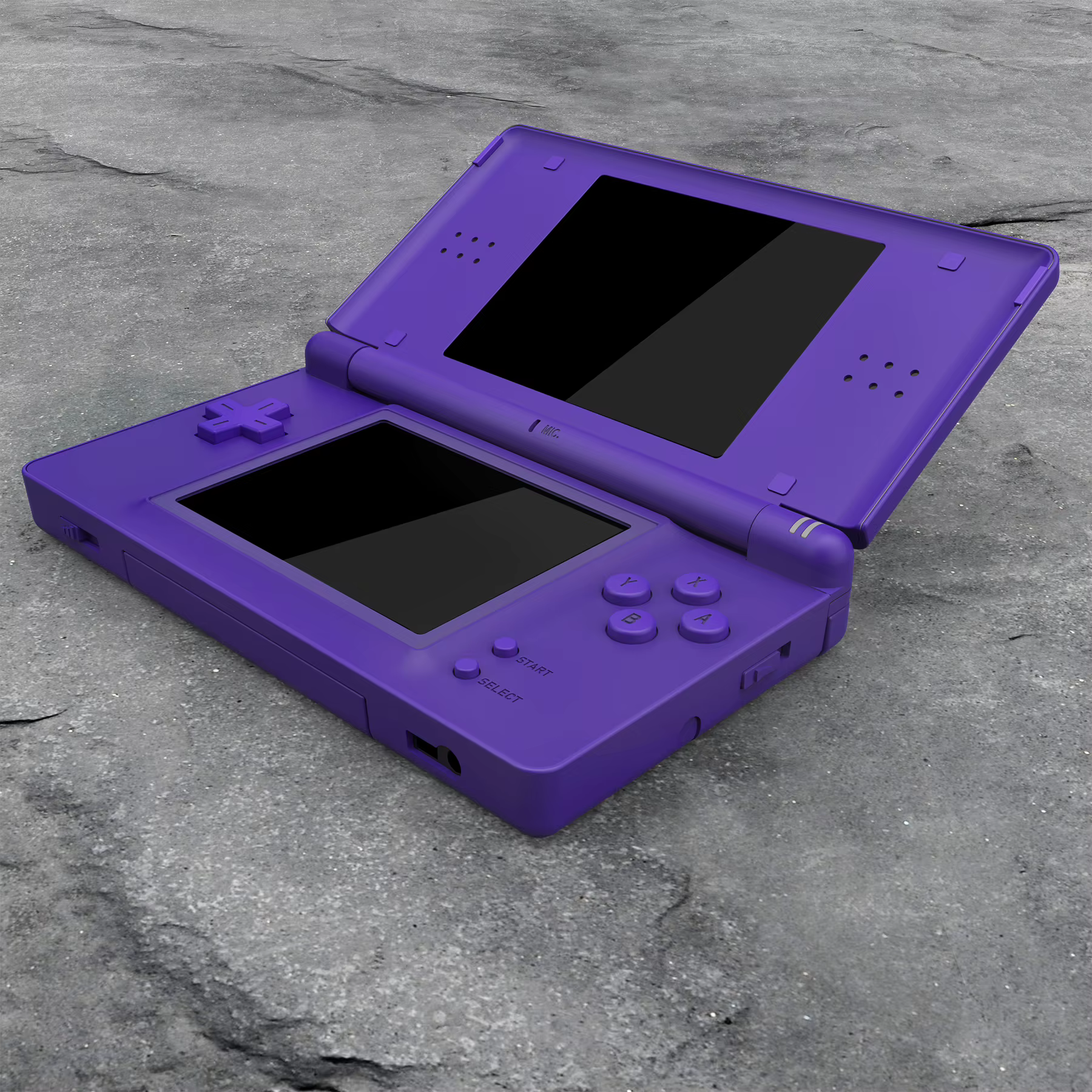 eXtremeRate Carcasa de Recambio Nintendo DS Lite Violeta Antigolpes - imagen 2