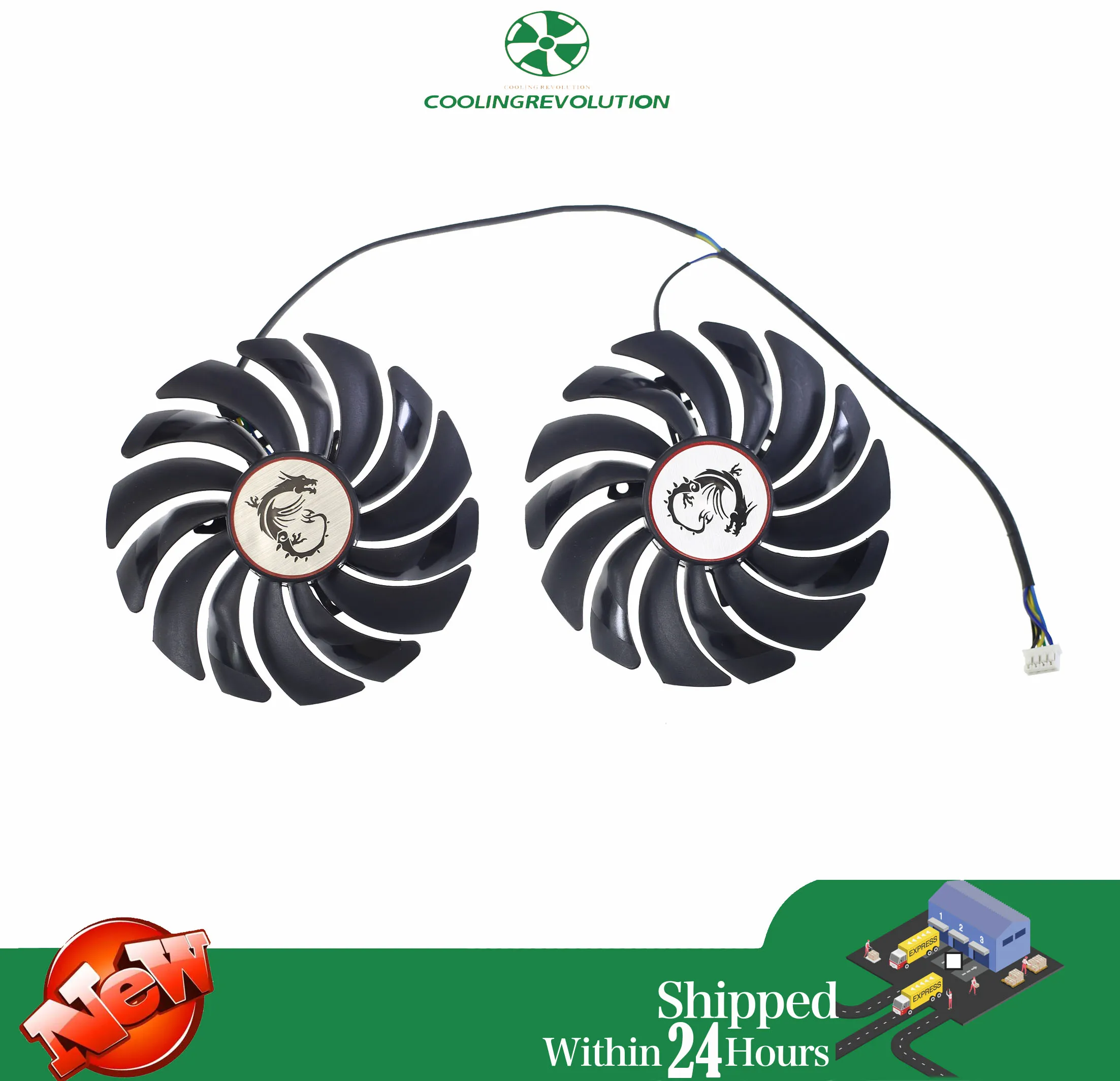 Ventilador PLD10010B12HH para tarjeta gráfica