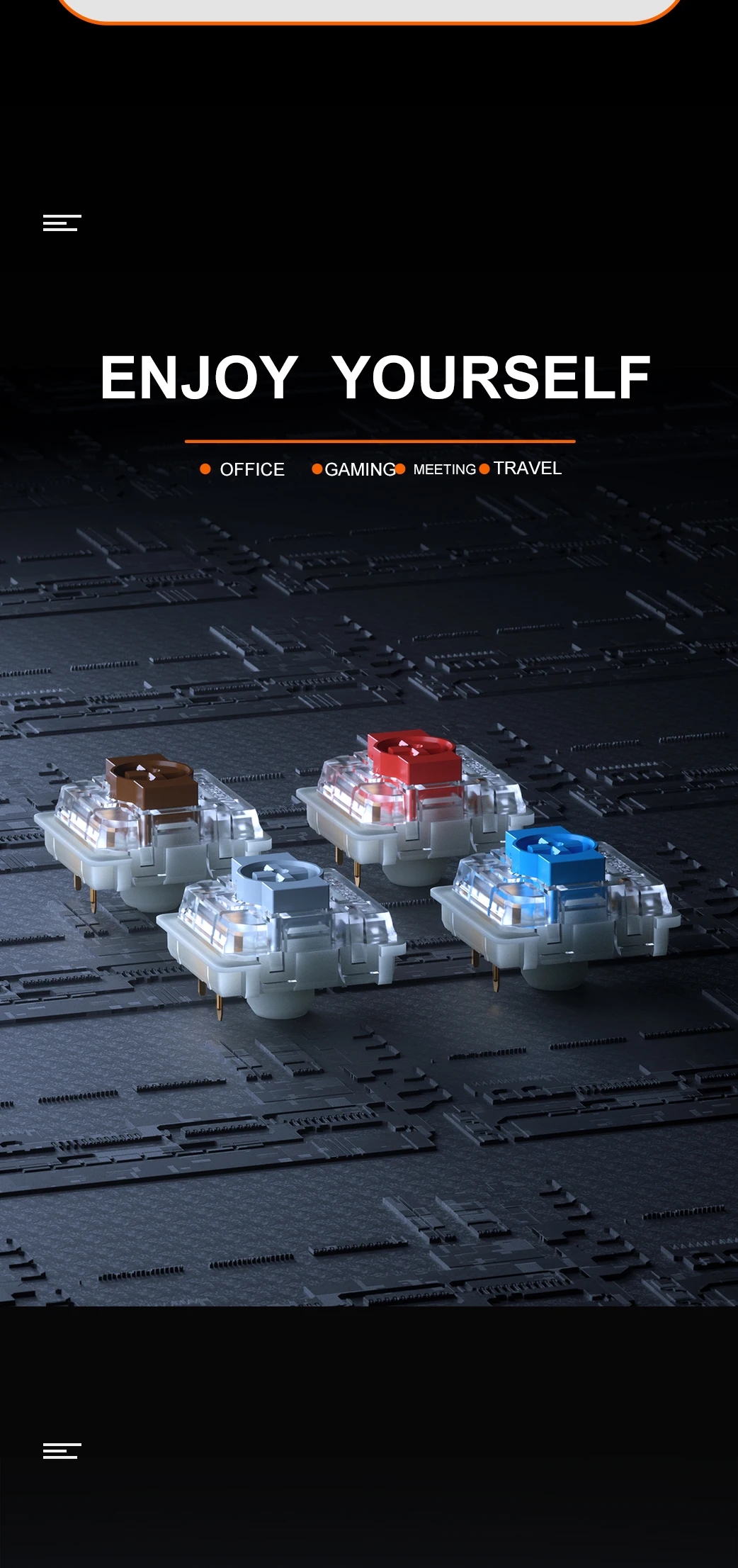Variantes de interruptores Gateron