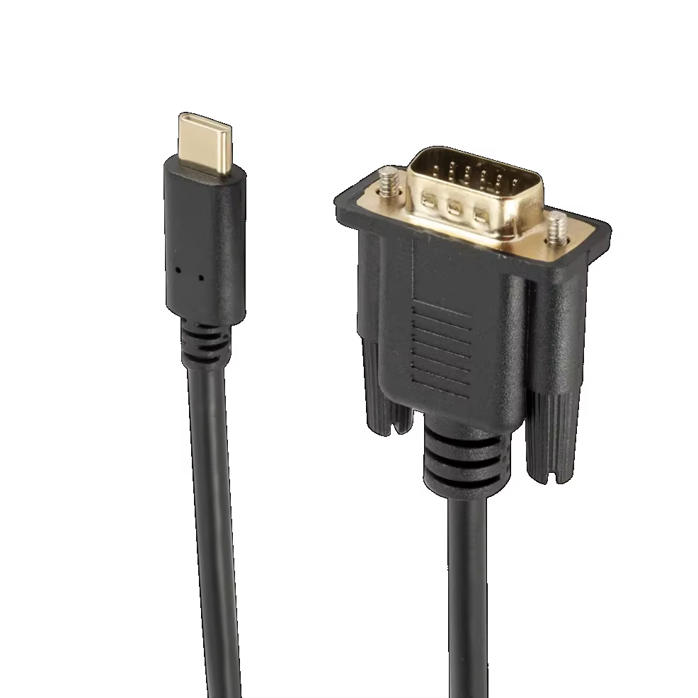 Cable en uso con monitor VGA