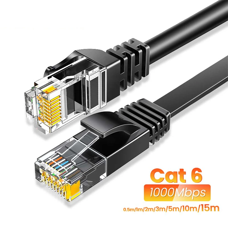 Cable Ethernet Cat6 de 10m con conectores RJ45