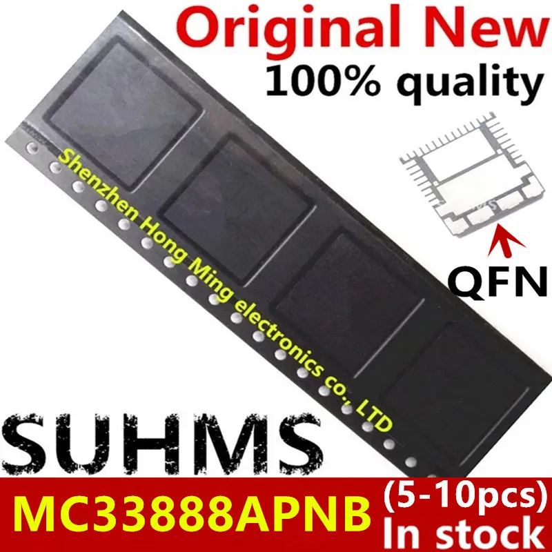 Vista frontal del chip MC33888APNB