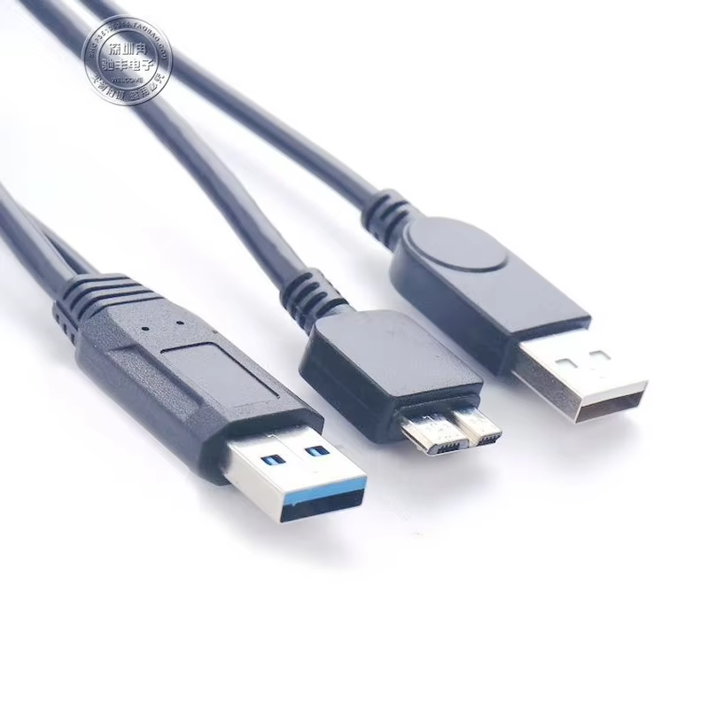 Cable USB 3.0 dual power a disco duro externo