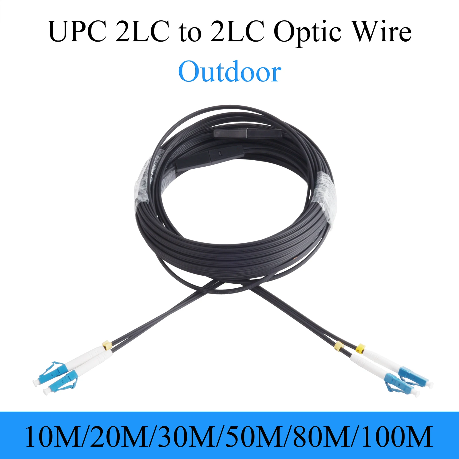 Cable de fibra óptica UPC LC a LC exterior