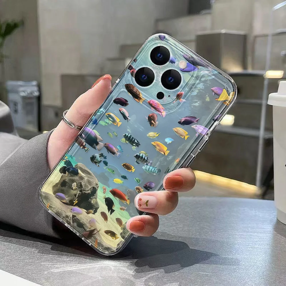 Funda Transparente iPhone Peces – Silicona Suave Antigolpes - imagen 5