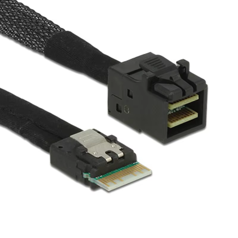 Conector SlimSAS 4i 38 pines con pestillo de bloqueo