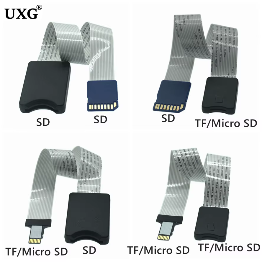 Cable extensor TF a Micro SD visto de frente