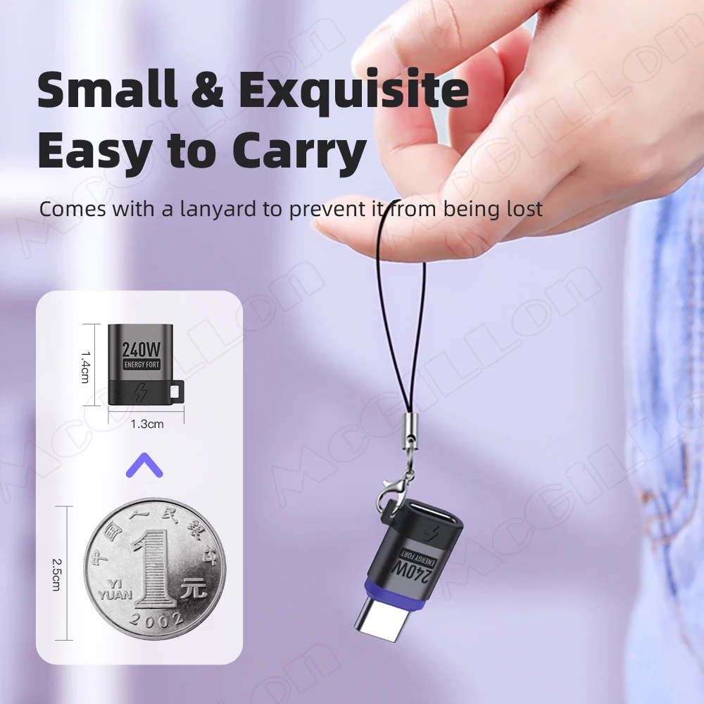 Cable Magnético USB-C 240W – Carga Rápida 5A para iPhone Samsung iPad MacBook - imagen 2