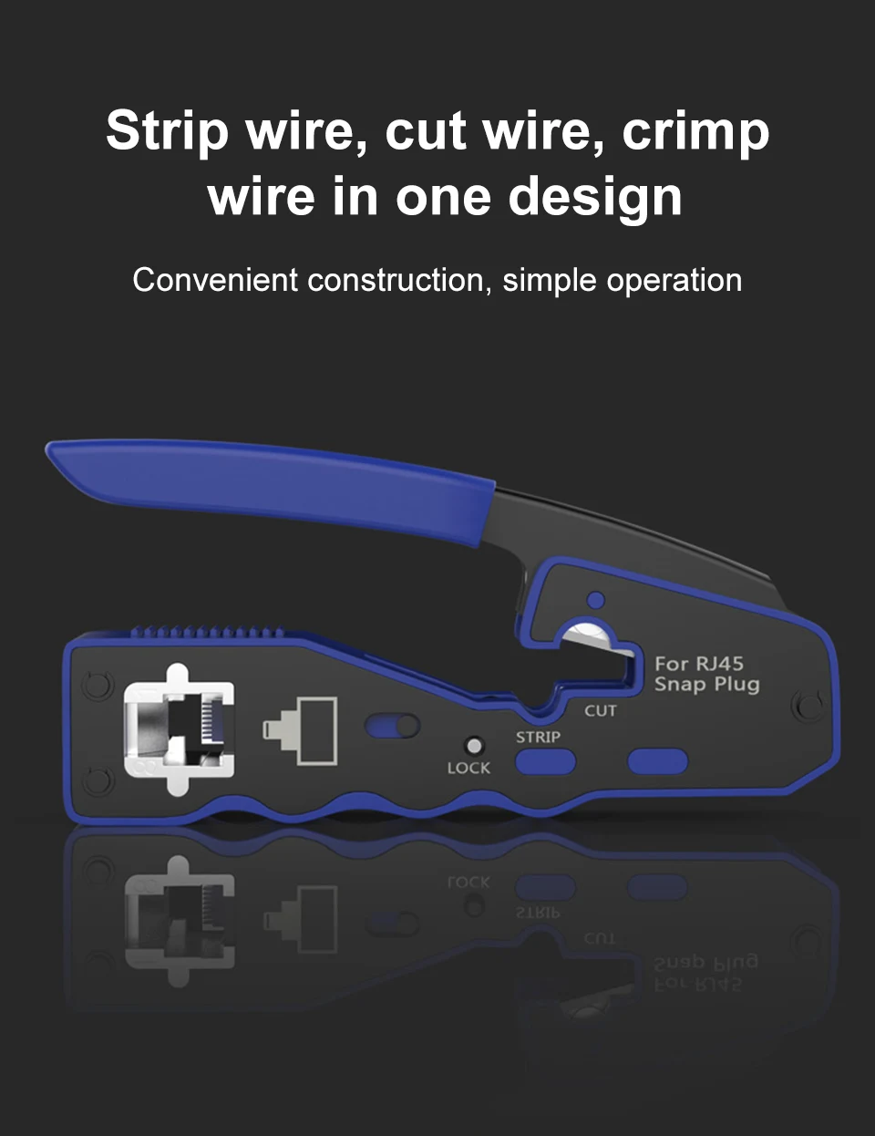 Conectores RJ45 y herramientas