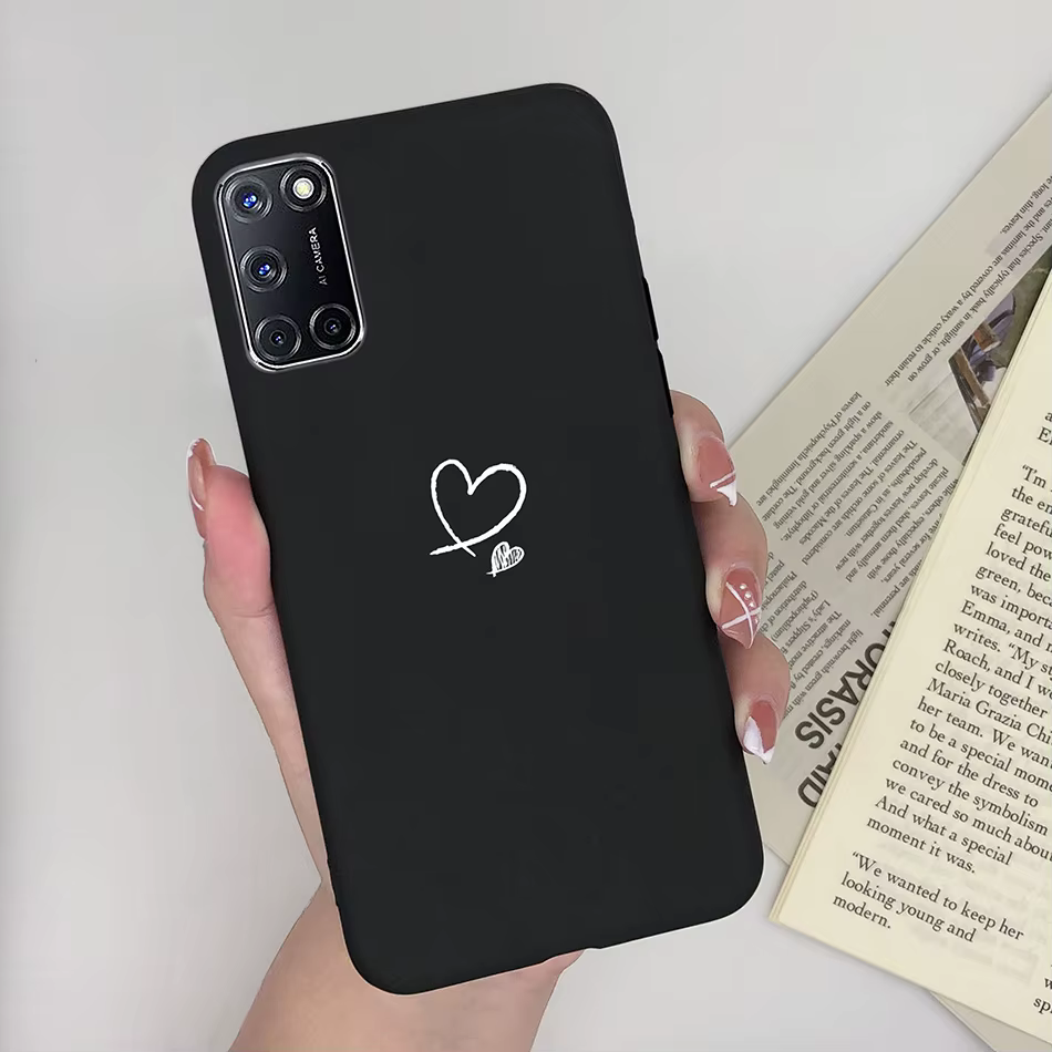 Funda RLCCSW dibujos animados, corazón, Oppo A52/A72/A92