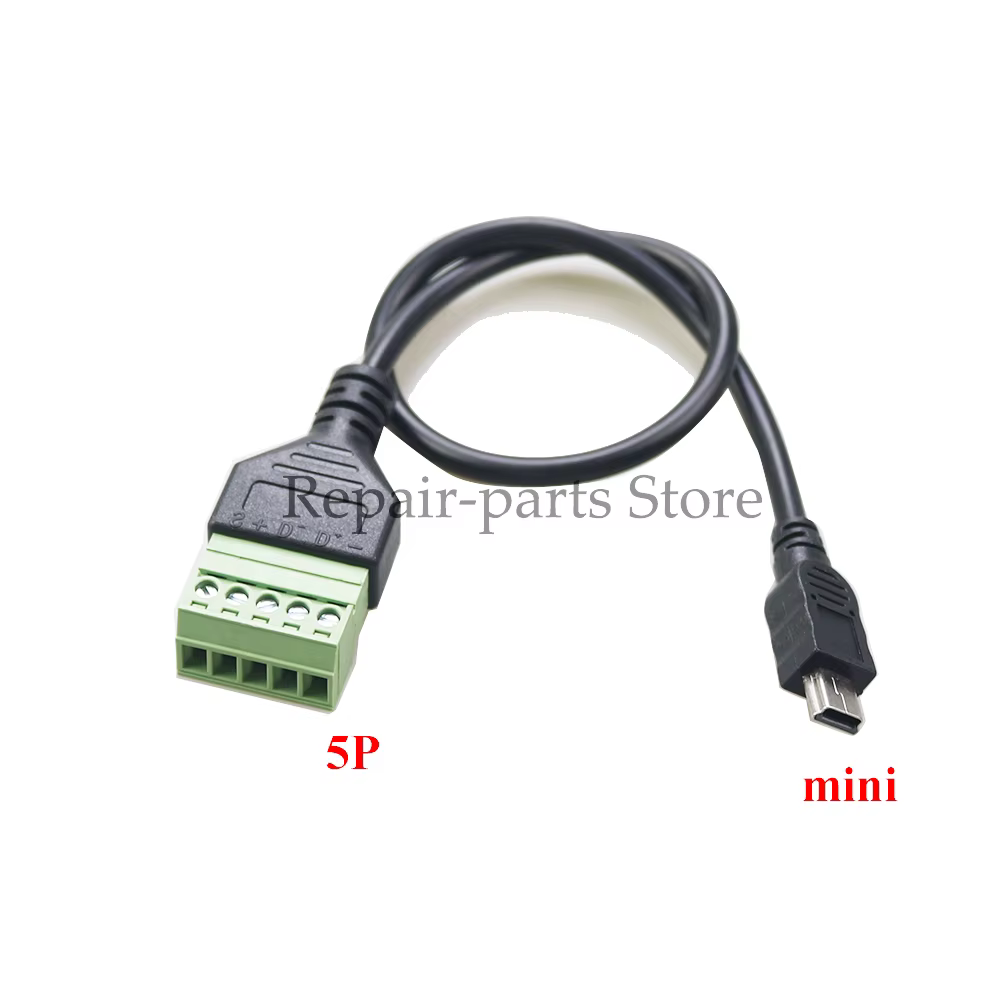 Adaptador USB 2.0 Hembra B a 5 Pines con Tornillo Blindado
