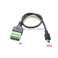 Adaptador USB 2.0 Hembra B a 5 Pines con Tornillo Blindado