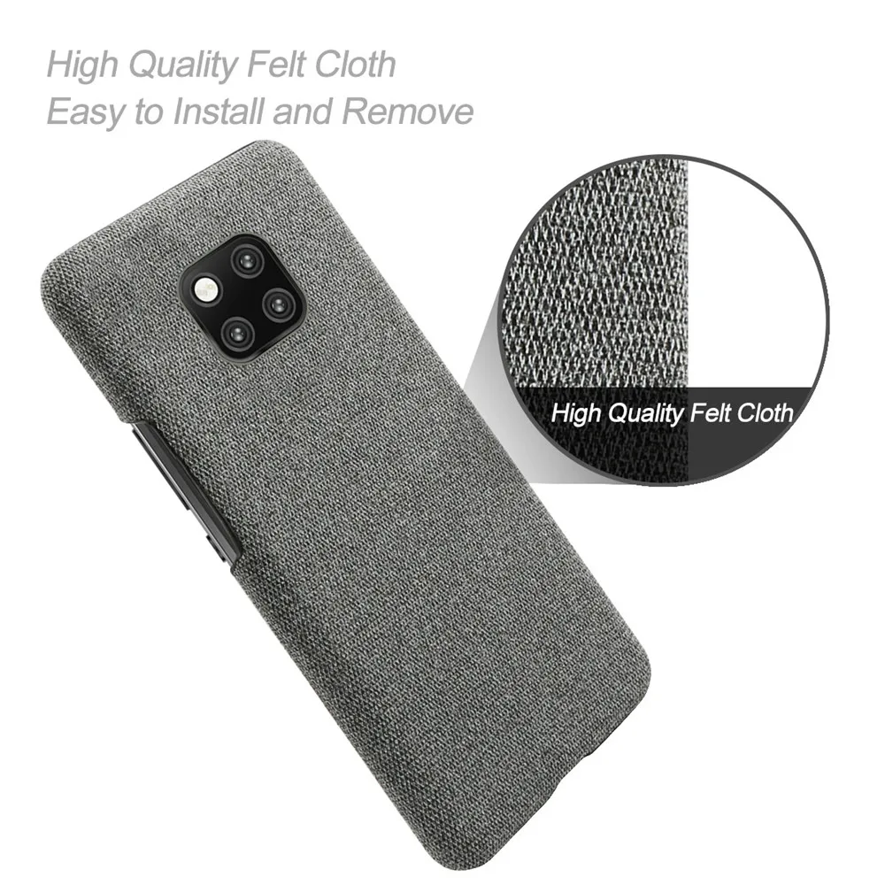 Funda Tela Huawei Mate 20 Pro Retro Antigolpes Delgado - imagen 4