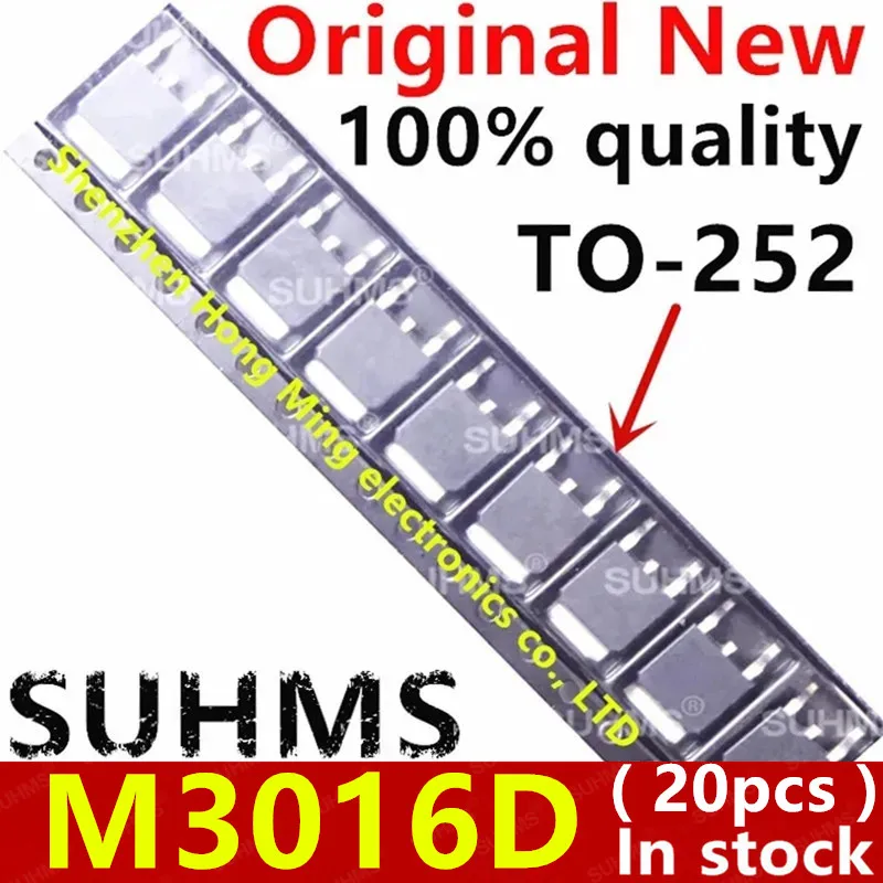 Chipset QM3016D formato TO-252 vista frontal
