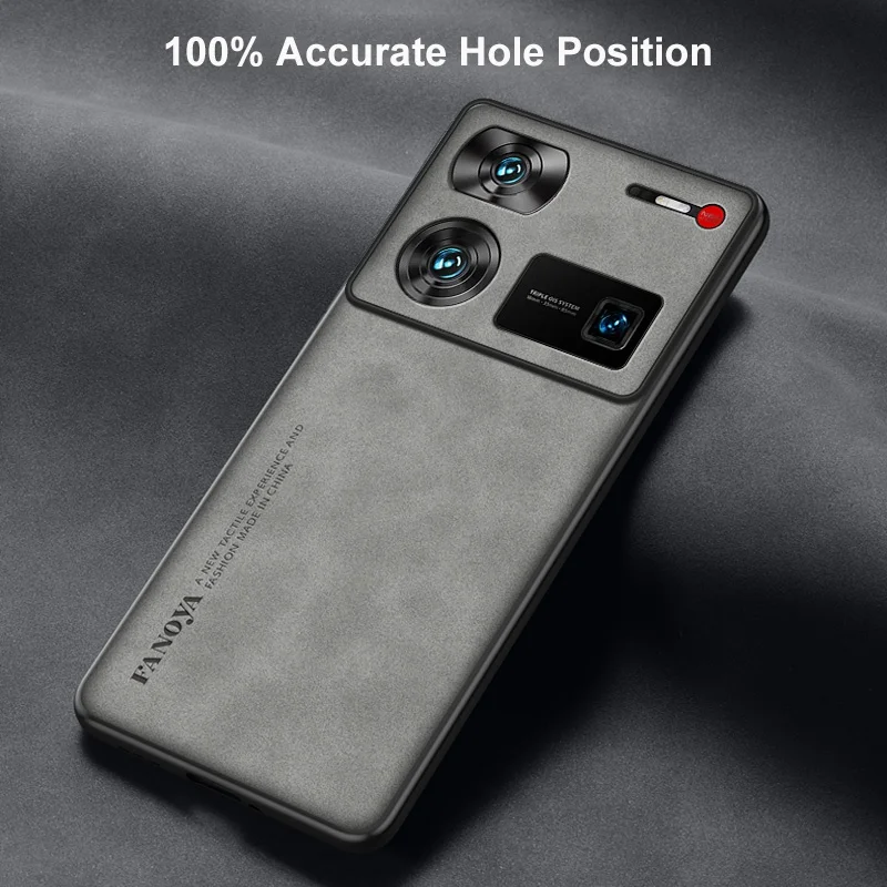 Funda PU Nubia Z60 Ultra Cuero LUJO + Silicón Antigolpes - imagen 3