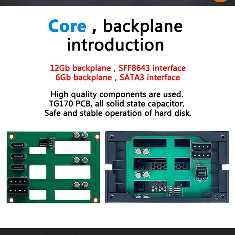 Sistema de安装ación mostrando las 3 bahías