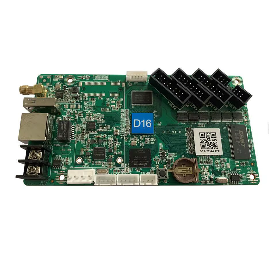 Tarjeta de control con interfaz para módulos LED HUB75E