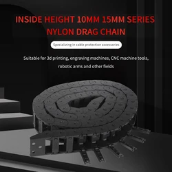 Cadena Nylon 57 Eslabones Impresora 3D – 10x11mm CNC 1m