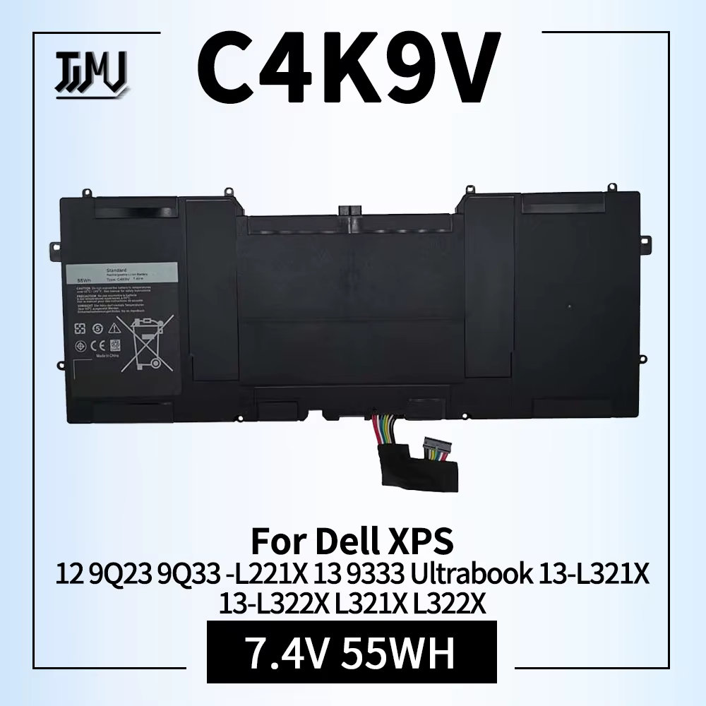 Batería Dell XPS C4K9V 55Wh – vista frontal