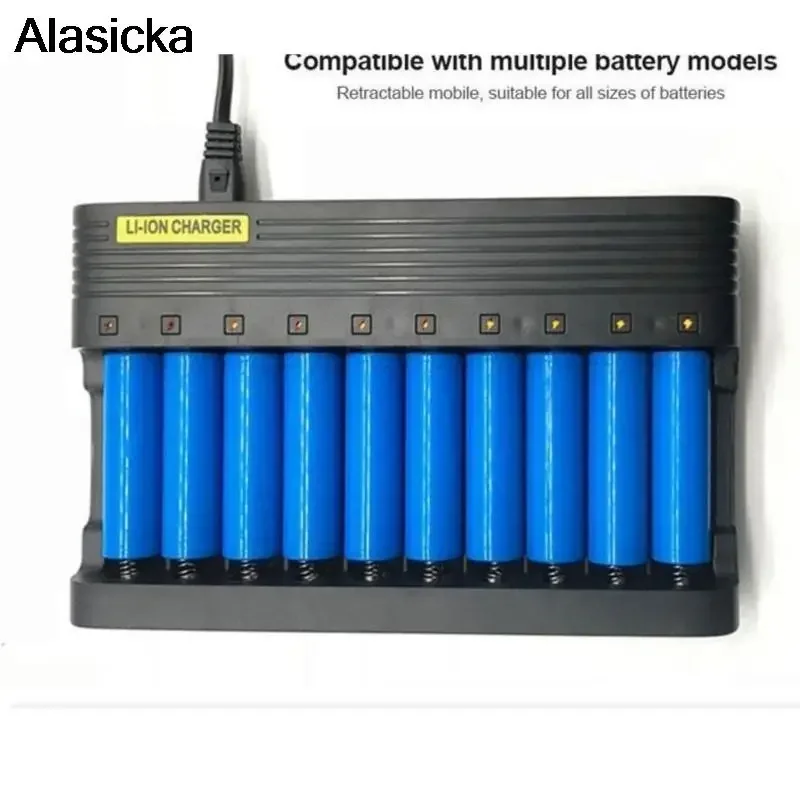 Cargador Inteligente USB Compatible Baterías 18650 Litio - imagen 5
