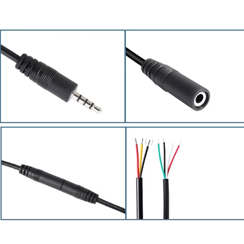 Cable alargador jack 3,5 mm macho-hembra para audio estéreo - imagen 3