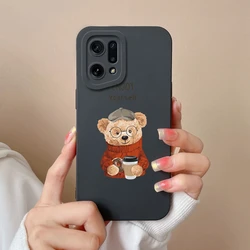 Funda Silicona Oppo Find X5 Pro – Negro Caramelo Anticaída